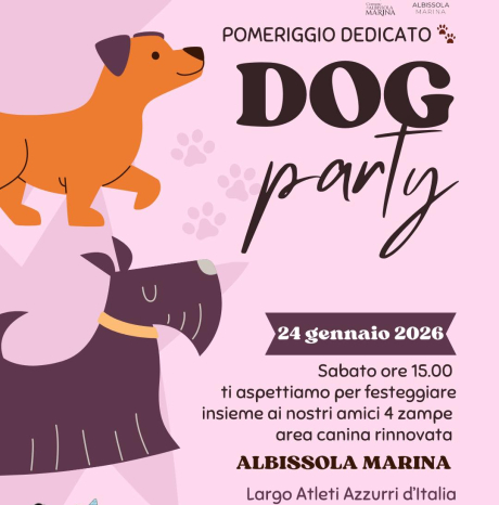 DOG party .. un pomeriggio dedicato agli amici a quattro zampe - Sabato 24 gennaio